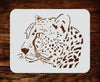 Cheetah Head Stencil