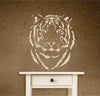 Tiger Head Stencil