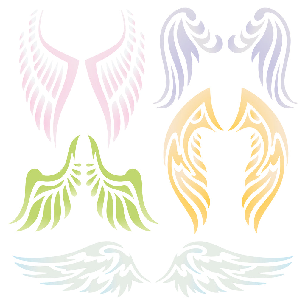 Angel Wing Stencil