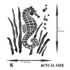 Seahorse Stencil