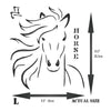 Horse Head Stencil