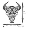 Tribal Bull Stencil