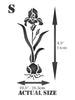 Iris & Bulb Stencil