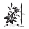 Easter Lily Stencil