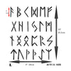 Runes Stencil