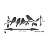 Roosting Birds Stencil