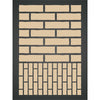 Brick Pattern Layering Stencil
