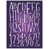 Grunge Letters Layering Stencil