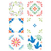 Mexican Tiles Layering Stencil