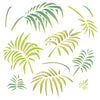 Palm Leaves Stencil