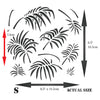 Palm Leaves Stencil