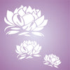 Lotus Blossom Stencil