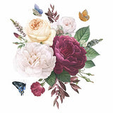 Bouquet Rub on Stickers - 15 x 15cm
